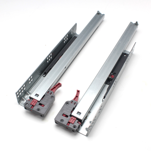 Full Extension Push To Open Concealed Undermount Slides
