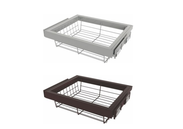 Wire Closthes Basket For Wardrobe Organizer