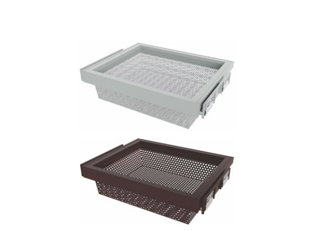 Mesh Wardrobe Storage Baskets For Clothes Organizer