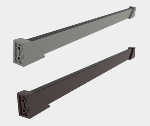 Side-installed Wardrobe Space Saving Closet Hanging Rod