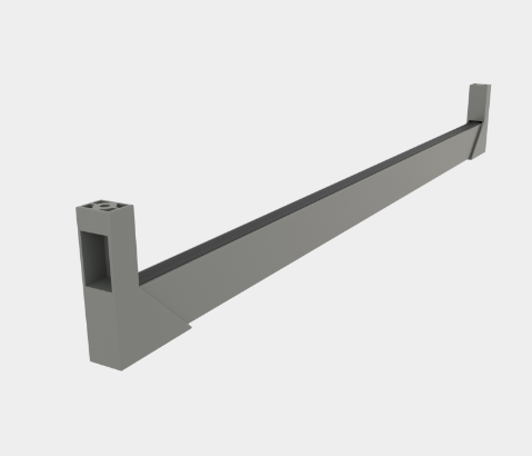 Top-installed Clothes Hanging Rod For Wardrobe