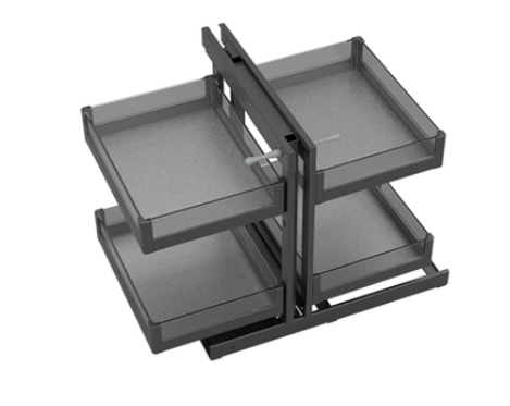 Glass Full Open Kitchen Show Hand Corner Basket Dana Series