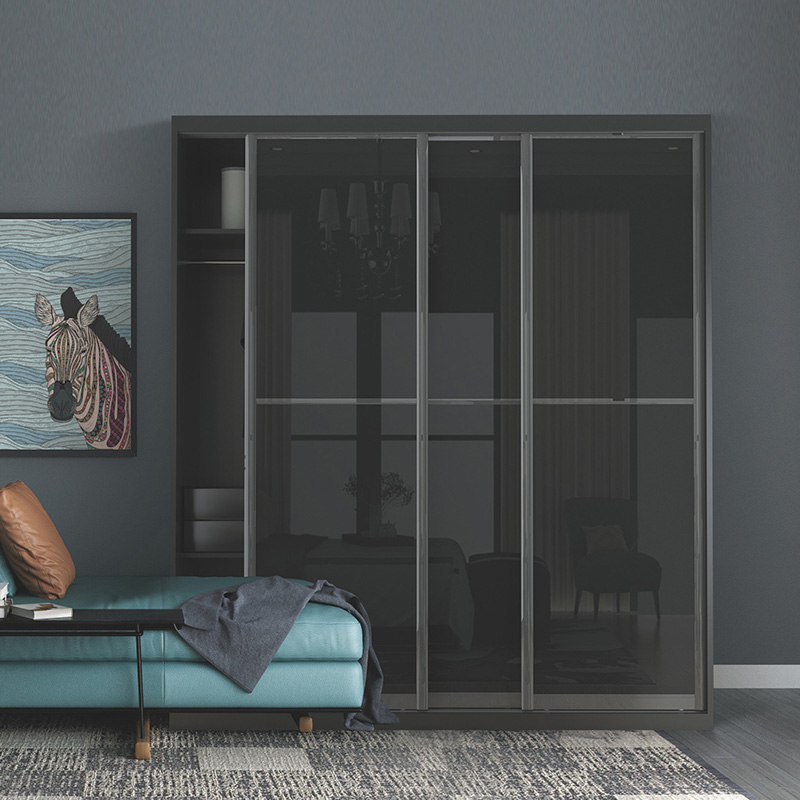 Concealed Sliding System For Aluminum Frame Door