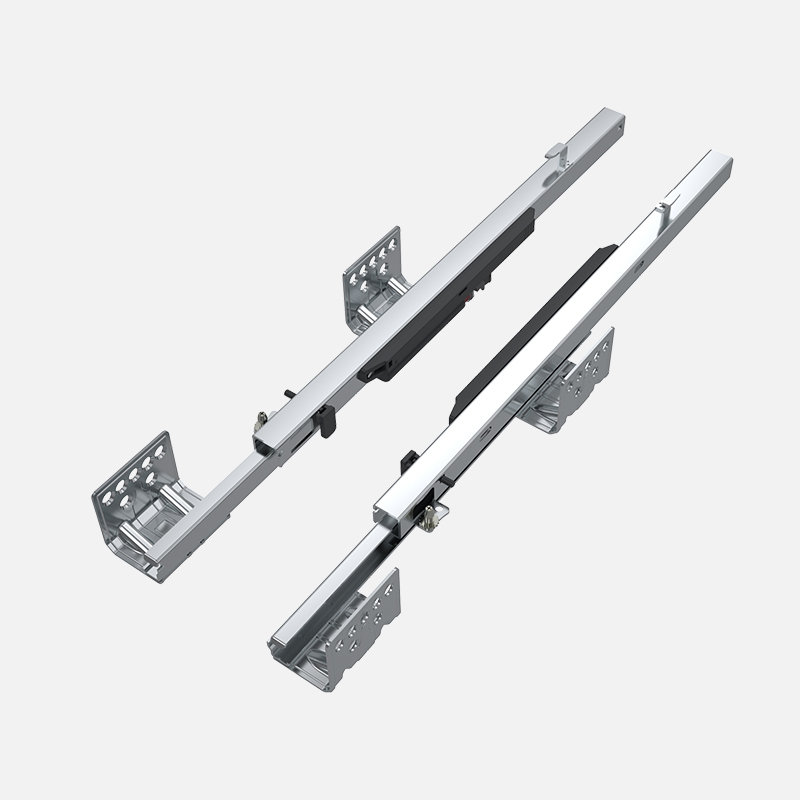 Two Section Full Extension Push To Open Drawer Slide