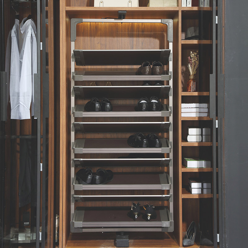 Wardrobe Ornanizer Shelf Rotating Shoe Rack