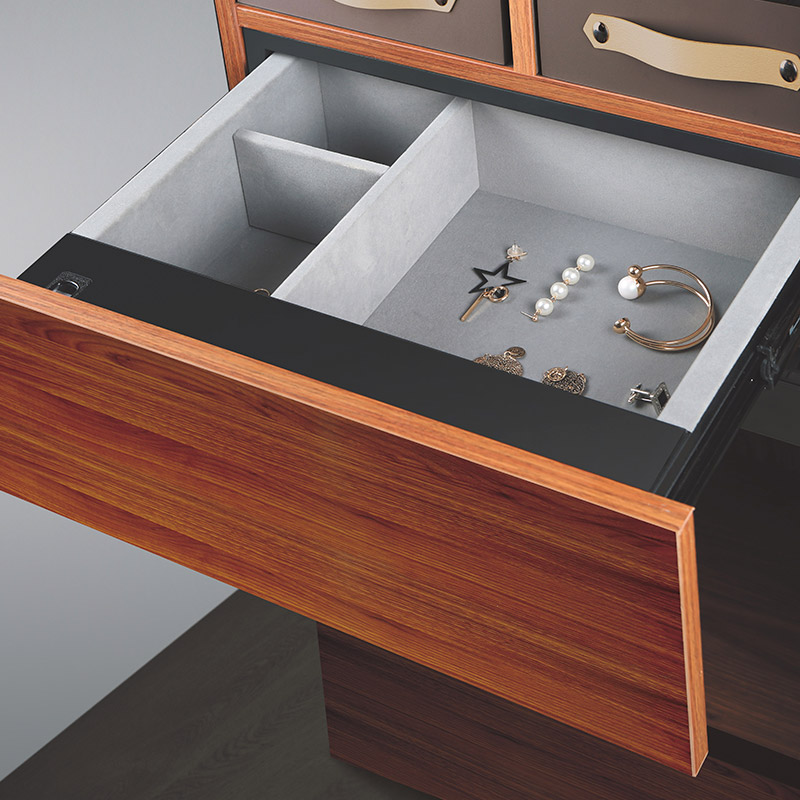 Wardrobe Using Fingerprint Drawer Alfa Series