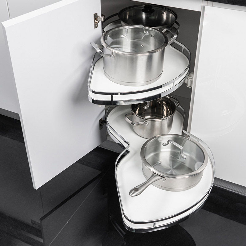 Soft Close Kitchen Corner Storage Swing Tray