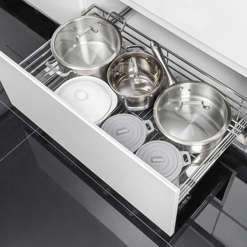 Soft Close 3-side Sliding Out Cabinet Organizer Kapa Series