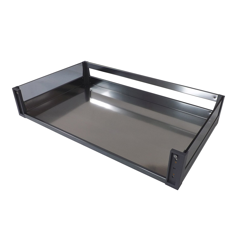 Soft Close Slide Out Glass 3-side Storage Drawer Dana Series