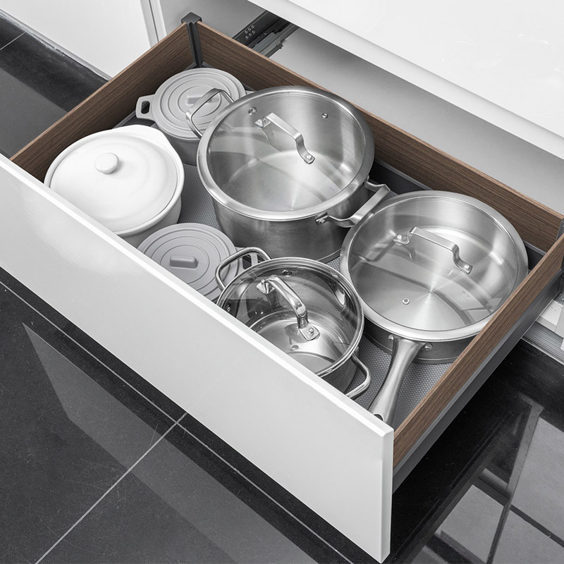 Soft Close Slide Out 3-side Kitchen Base Basket Eden Series