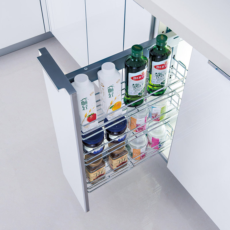 Soft Close Pull Out Kitchen Cupboard Storage Basket