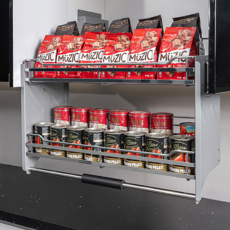 Pull Down Lift-up Kitchen Elevator Storage System