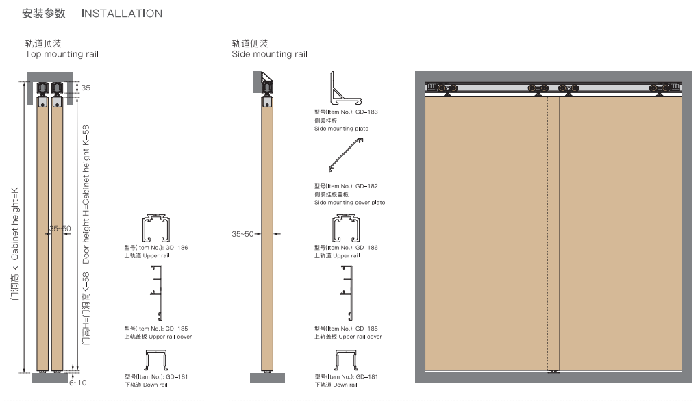 hanging roller