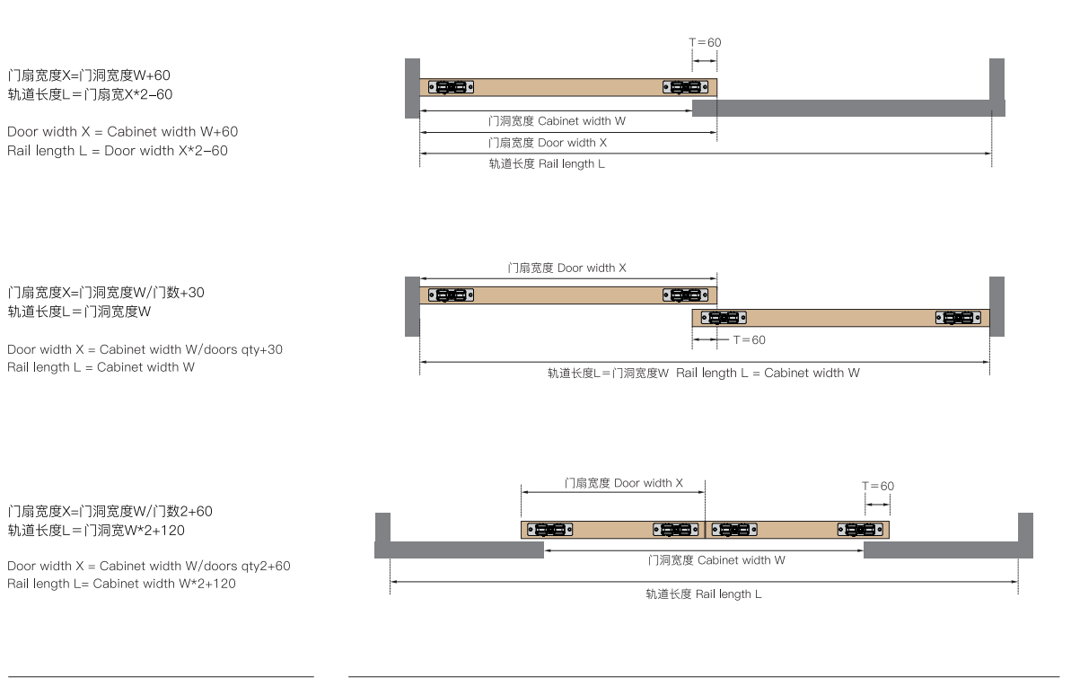 adjusting sliding door rollers