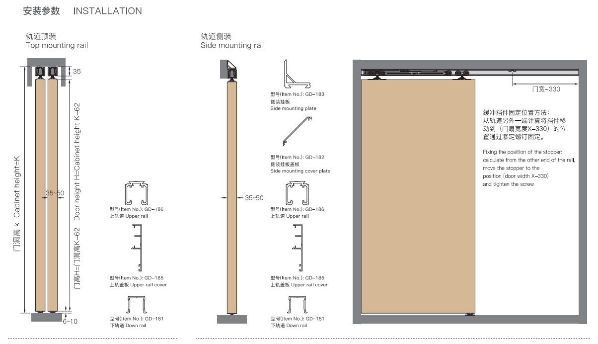 sliding door rollers