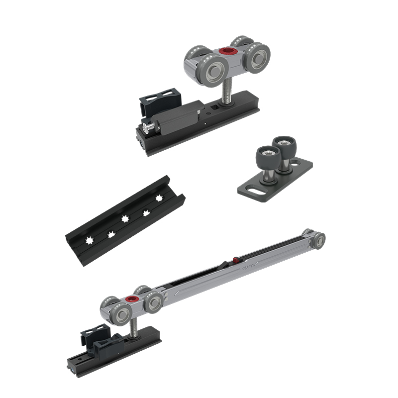 Incongruous Linkage Wooden Sliding Door Top Roller