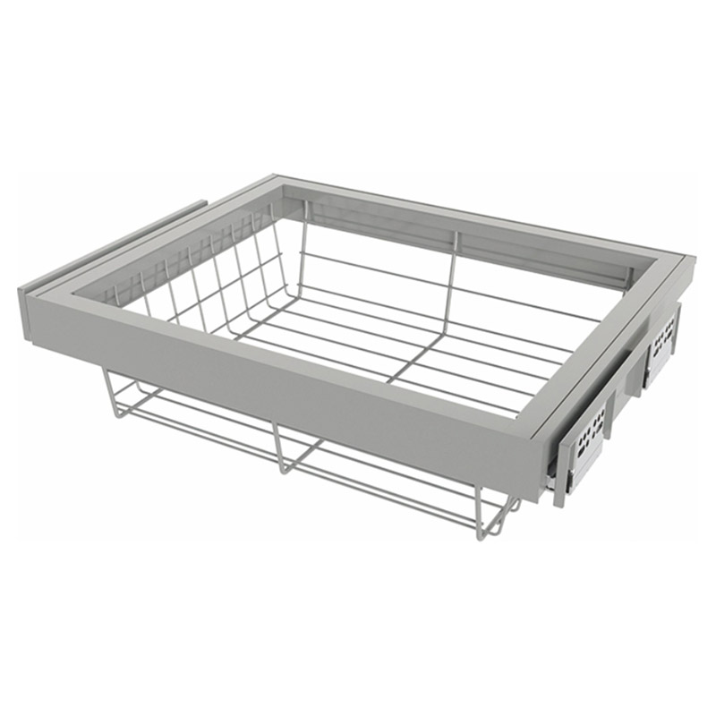 Wire Closthes Basket For Wardrobe Organizer