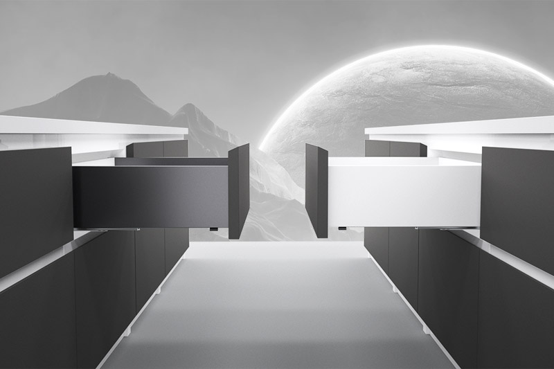 Slim Double Wall Drawer With 4D Adjustment