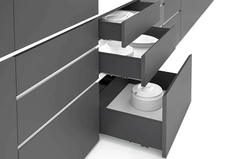 Soft Closing Ultra Slim Single Wall Drawer