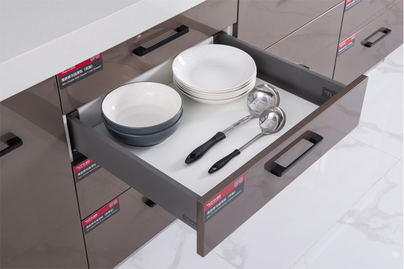 Slim Double Wall Drawer With 2D Adjustment