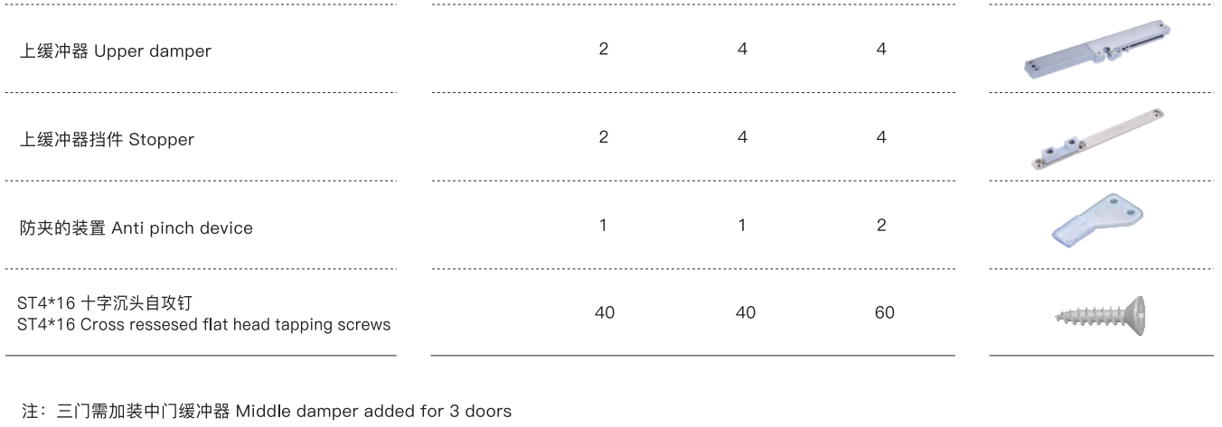 Heavy-duty Hanging Sliding Door Hardware