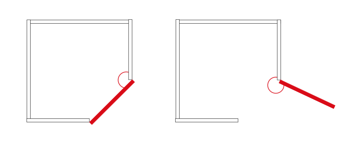 Application of Special Angle Hinges