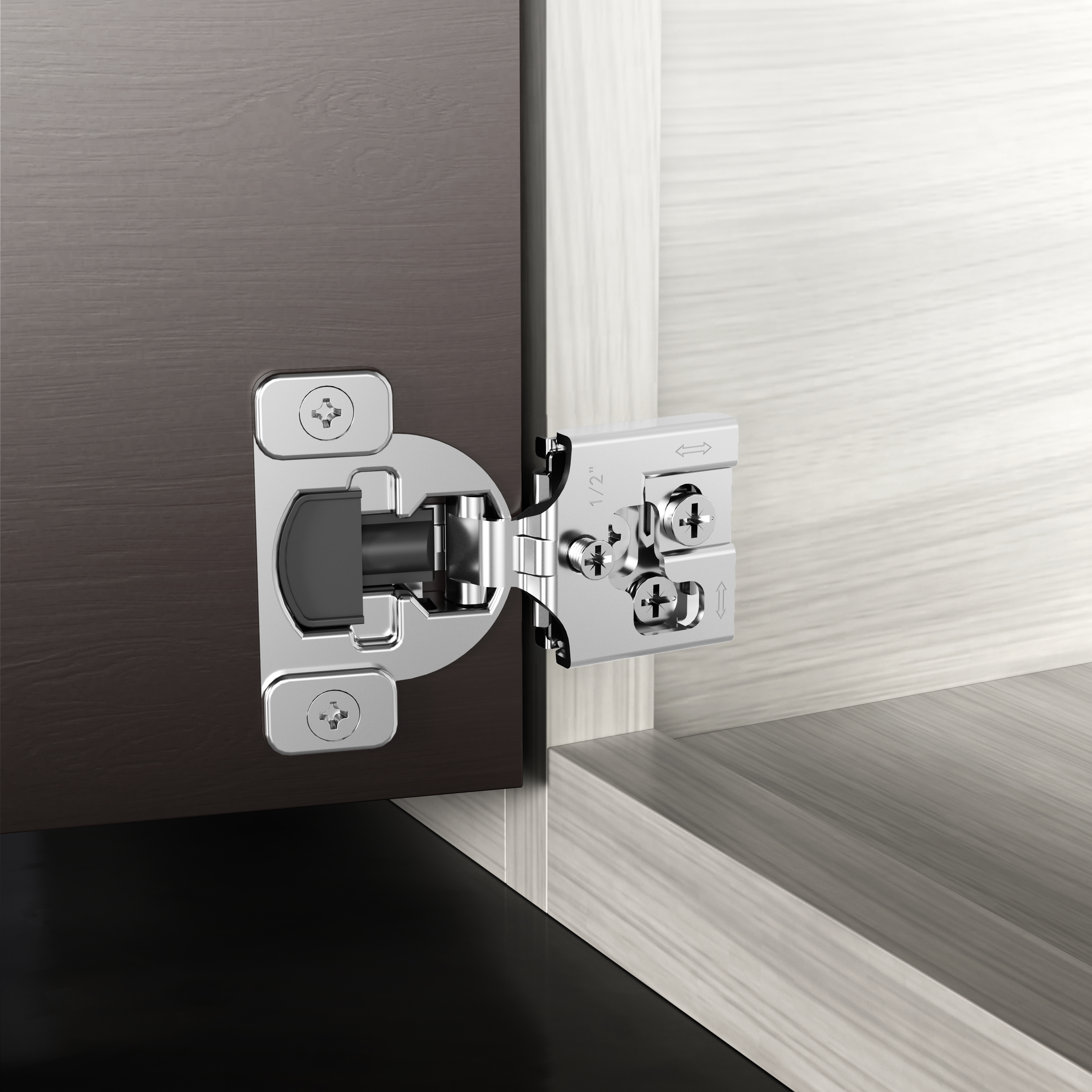 Soft Closing Face Frame 3D Hinge