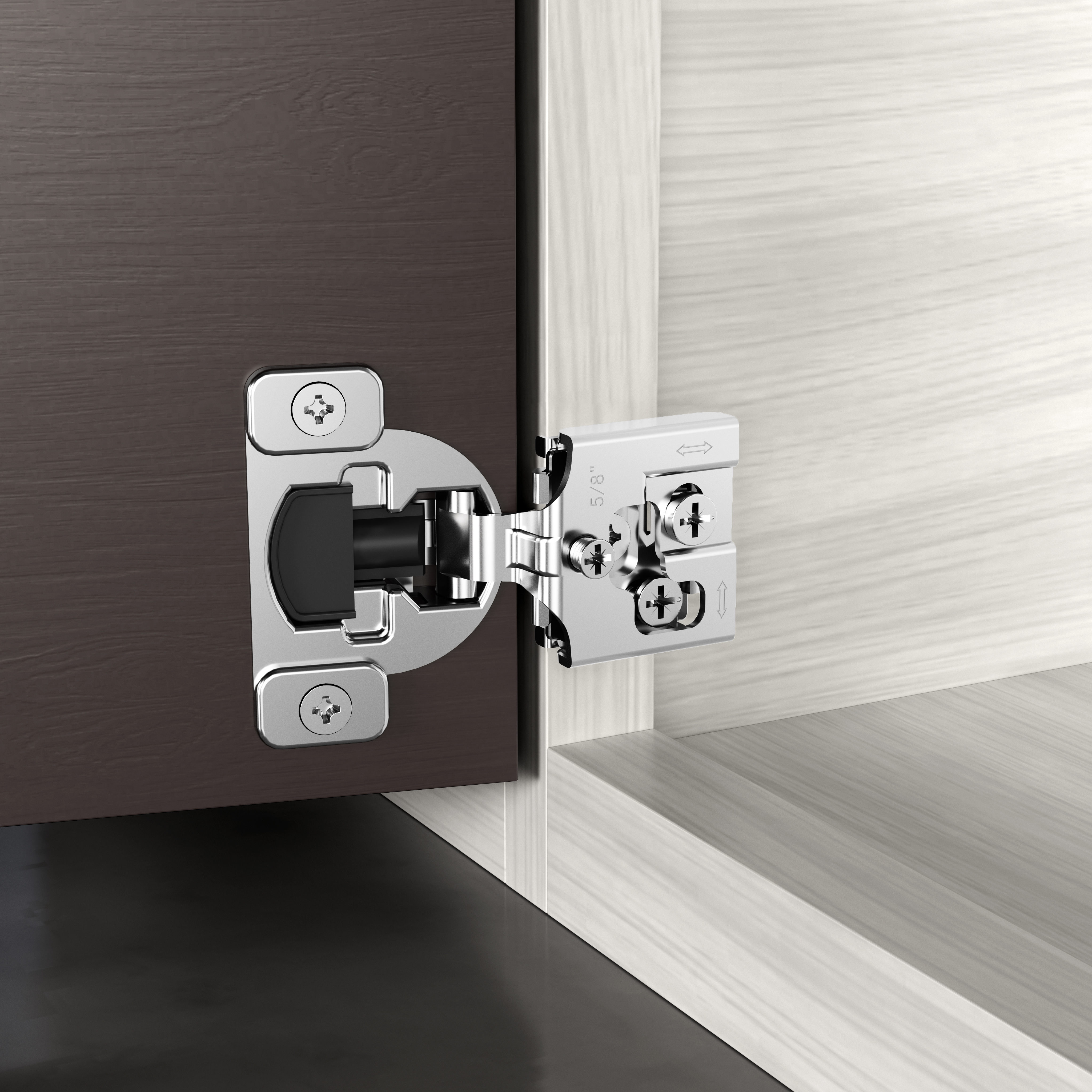 Soft Closing Face Frame 3D Hinge
