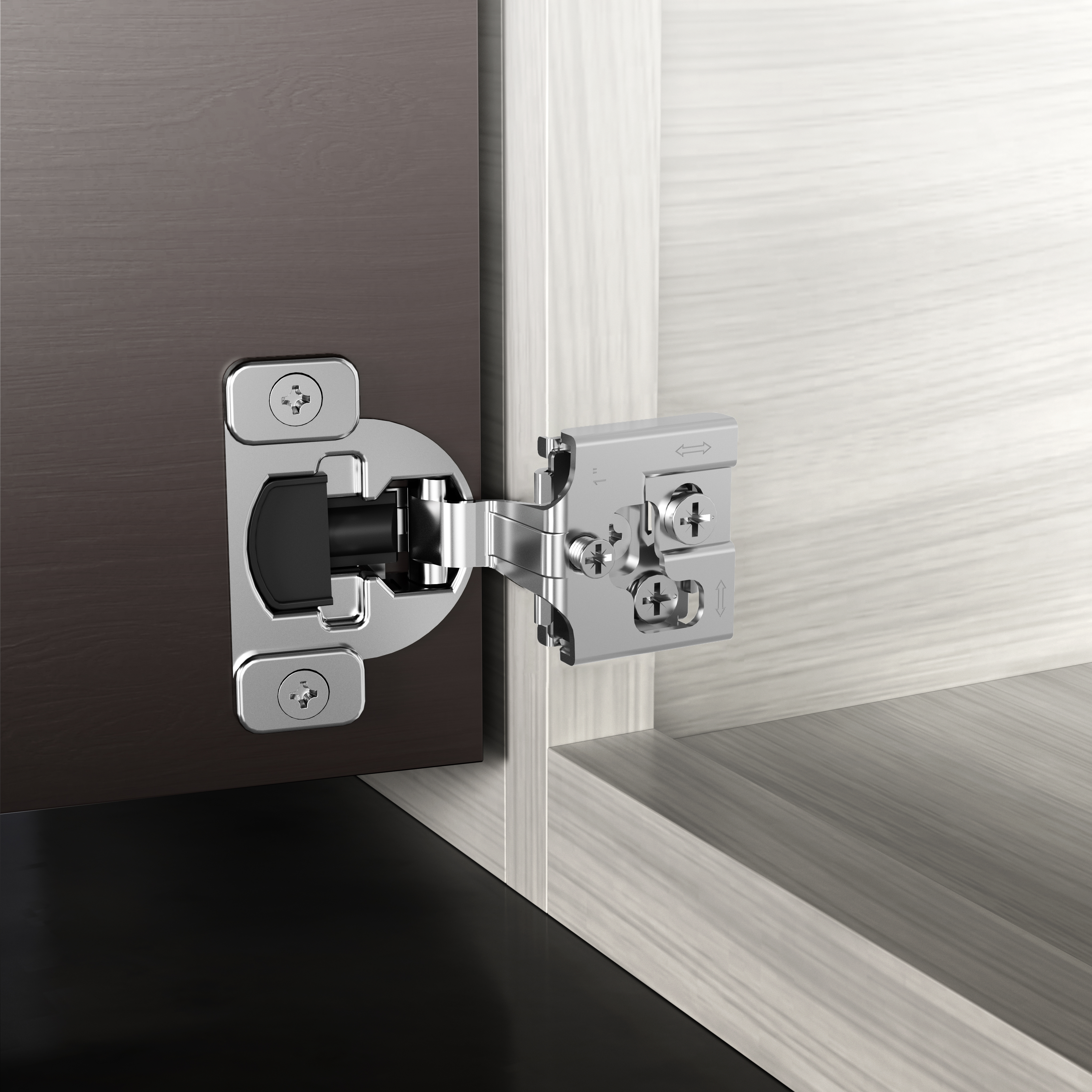 Soft Closing Face Frame 3D Hinge