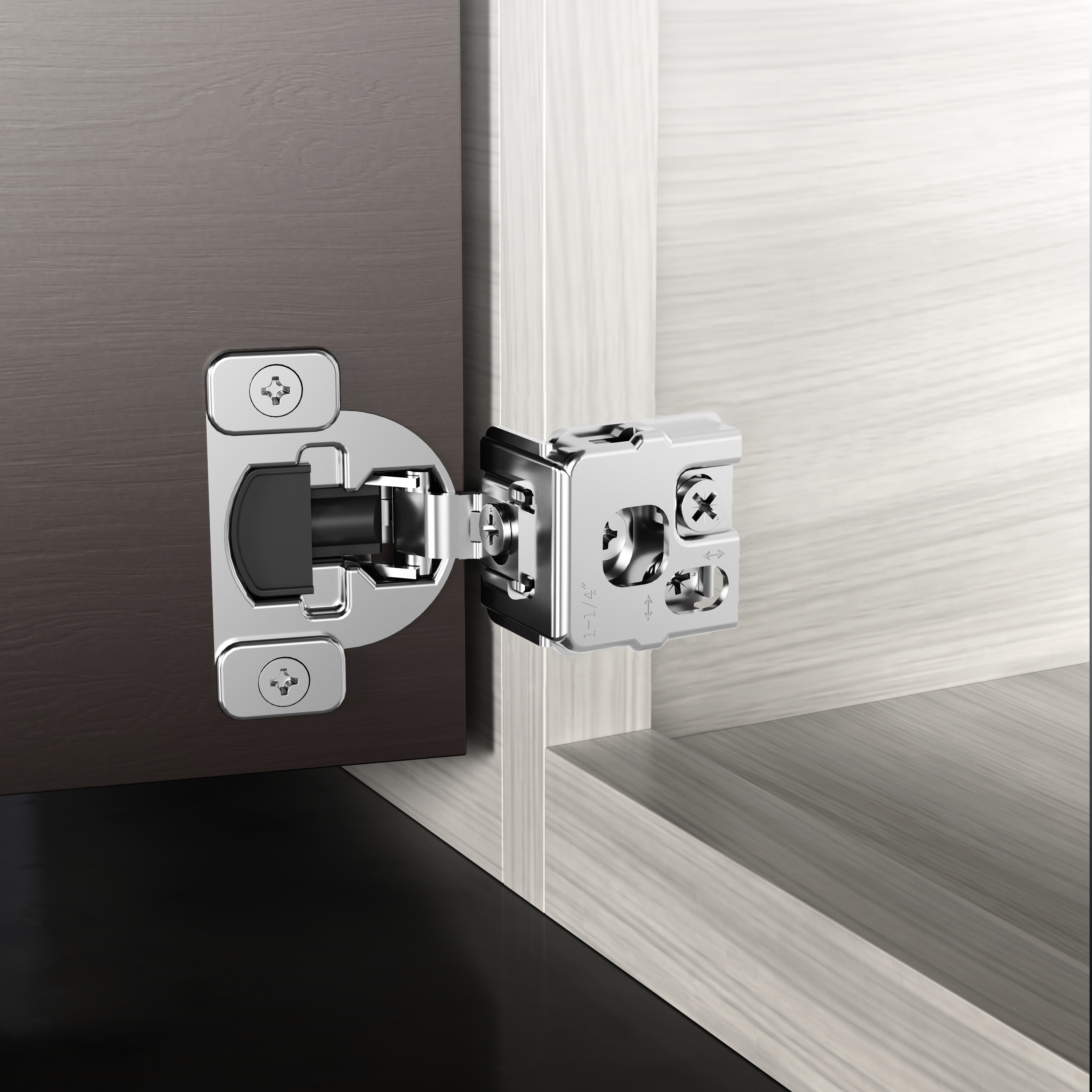 Soft Closing Face Frame 3D Hinge
