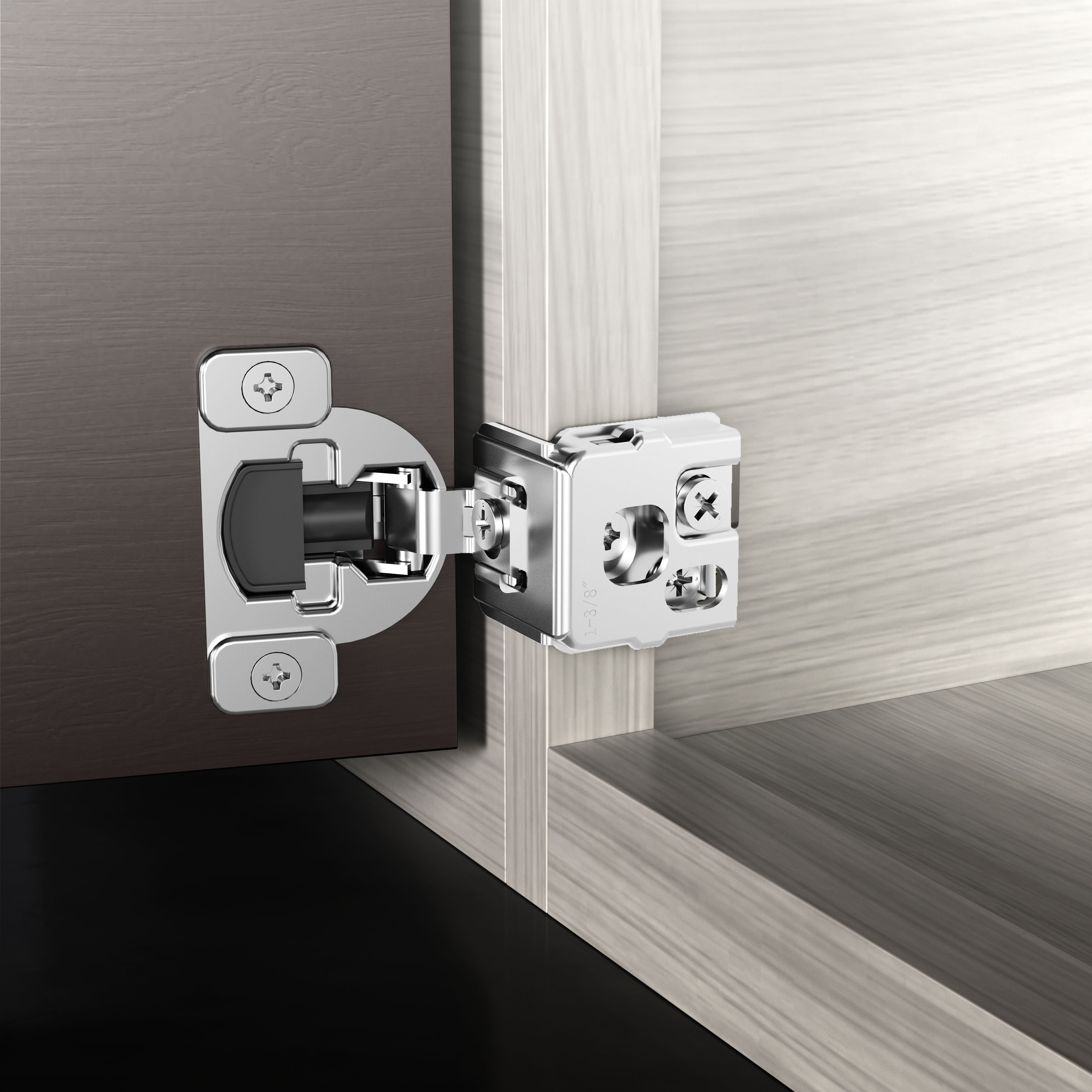 Soft Closing Face Frame 3D Hinge