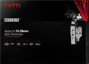 7 Key Advantages of Tutti H105 2-Way Small Angle Soft Closing Hinge