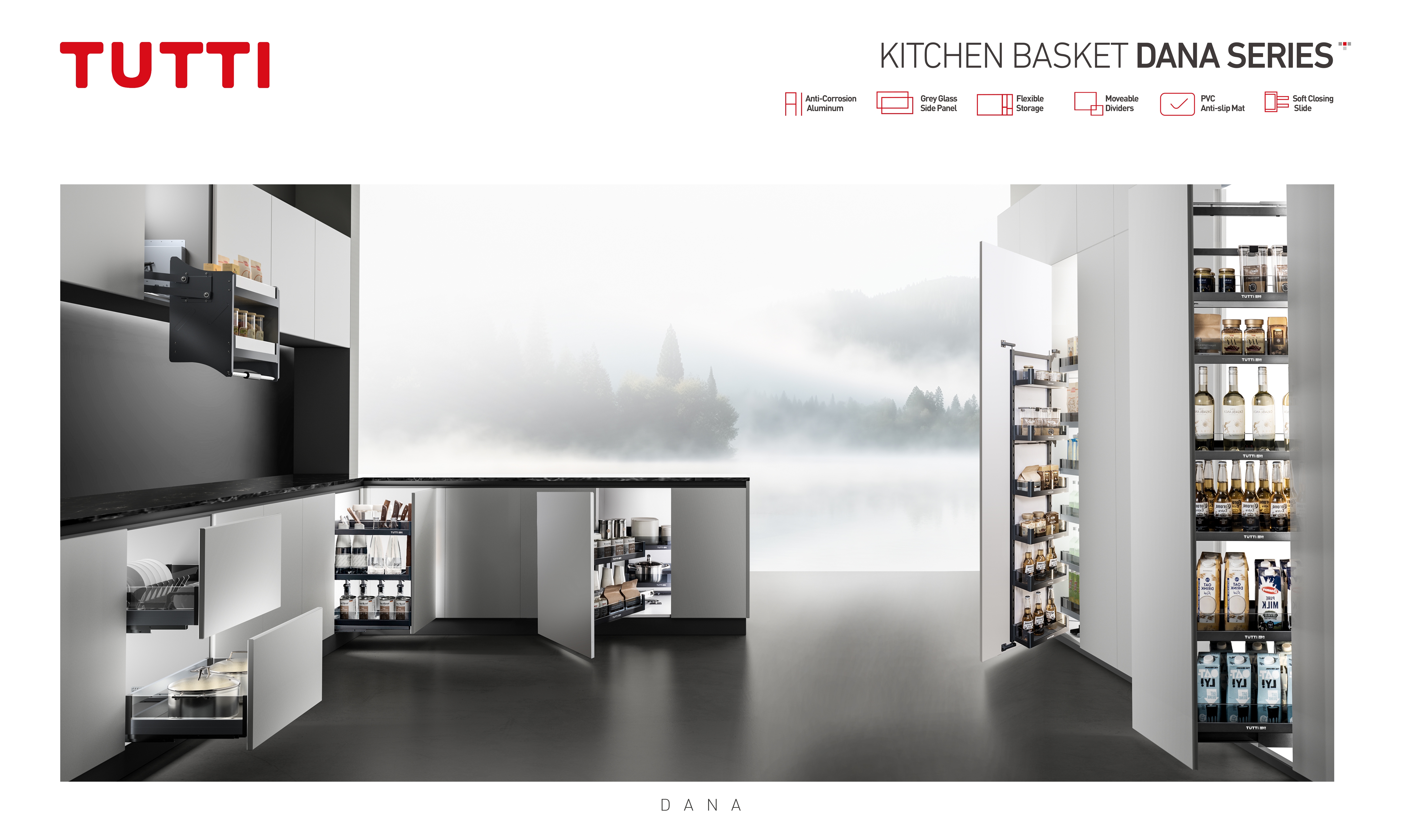 Kitchen baskets Dana Series